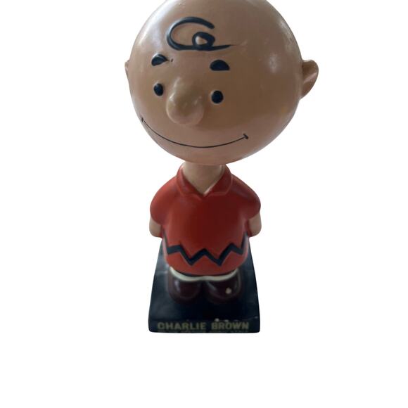 Lego CHARLIE BROWN 1960s  Peanuts Bobble Head Figurine - Picture 1 of 4